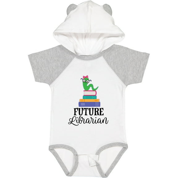 Inktastic Future Librarian Girls Reading Job Girls Baby Bodysuit