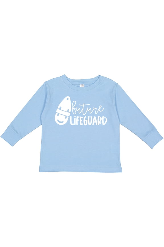 Future Lifeguard Lifeguard Buoy Boys or Girls Long Sleeve Toddler T-Shirt