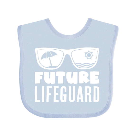 Inktastic Future Lifeguard Sunglasses Boys or Girls Baby Bib