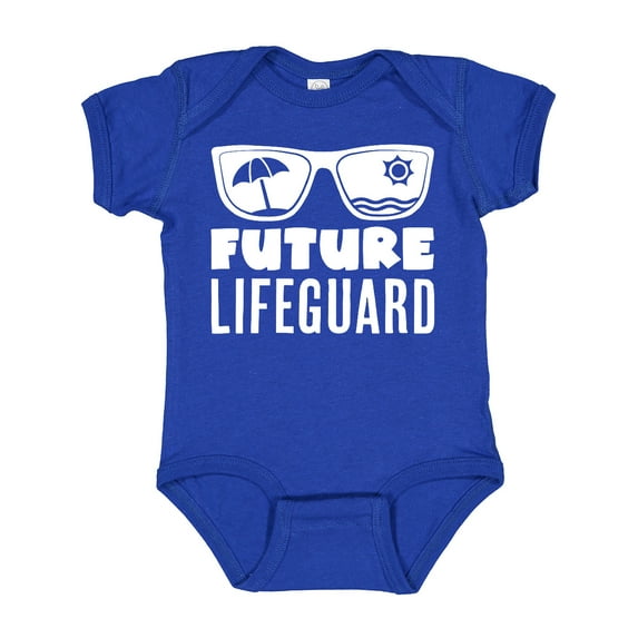 Inktastic Future Lifeguard Sunglasses Boys or Girls Baby Bodysuit