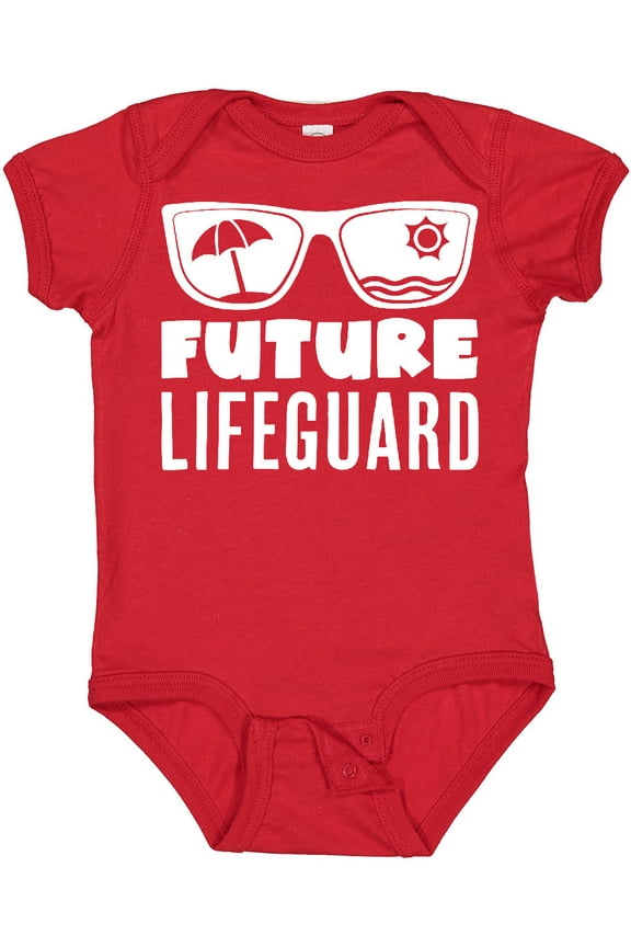 Future Lifeguard Sunglasses Boys or Girls Baby Bodysuit