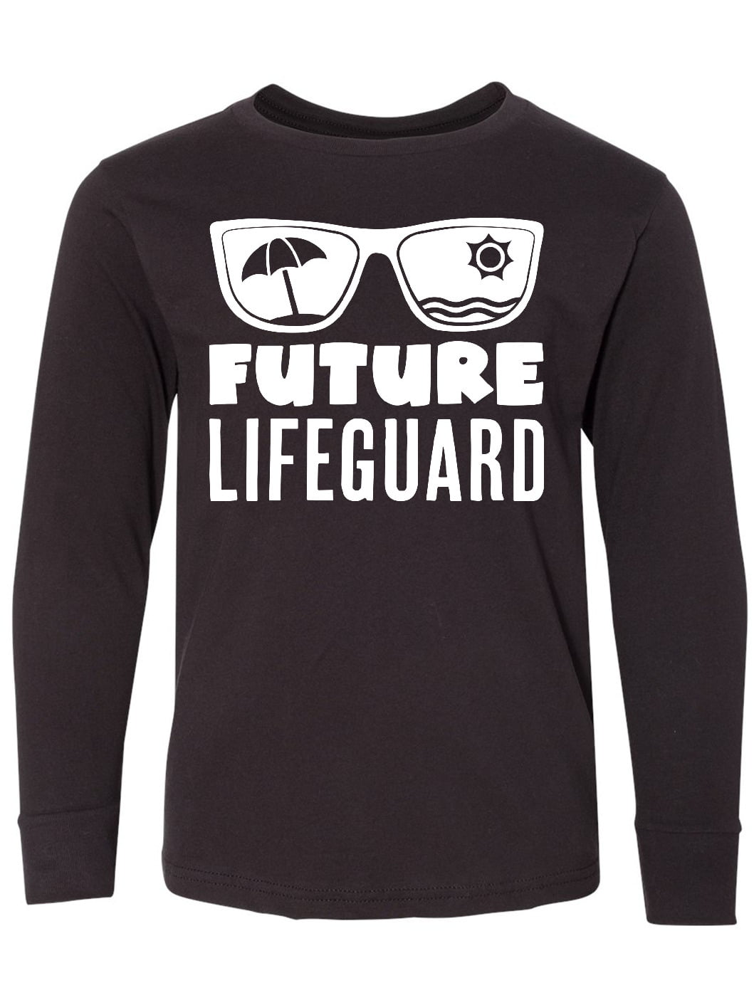 Inktastic Future Lifeguard- Sunglasses Long Sleeve Youth T-Shirt 