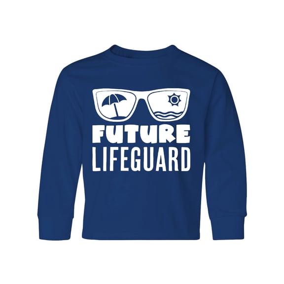 Inktastic Future Lifeguard- Sunglasses Long Sleeve Youth T-Shirt