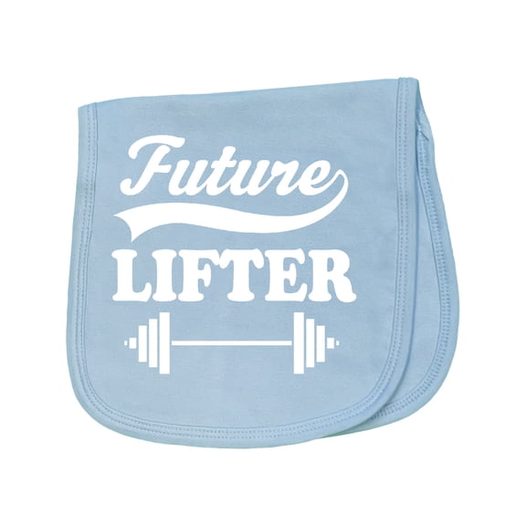 Inktastic Future Lifter Weightlifting Baby Burp Cloth