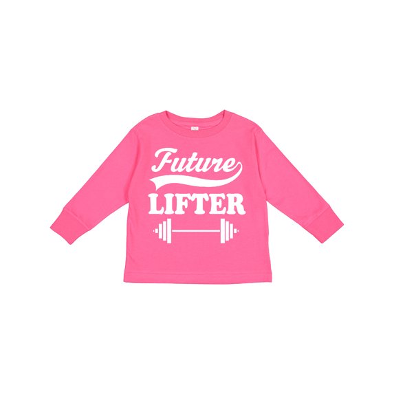 Inktastic Future Lifter Weightlifting Boys Long Sleeve Toddler T-Shirt