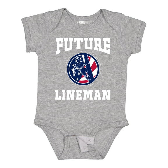 Inktastic Future Lineman Boys Baby Bodysuit