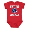 thumbnail image 1 of Inktastic Future Lineman Boys Baby Bodysuit, 1 of 5