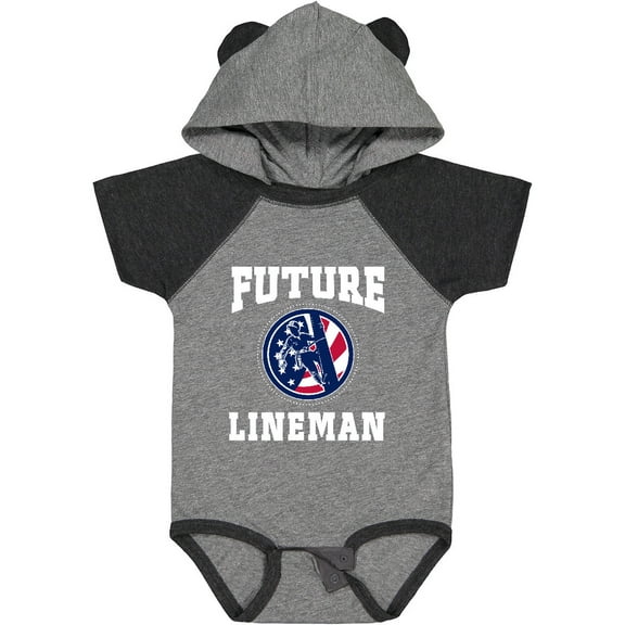 Inktastic Future Lineman Boys Baby Bodysuit