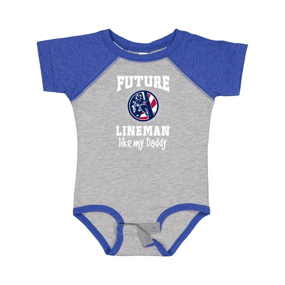 Inktastic Future Lineman Like Daddy Boys Baby Bodysuit