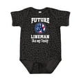 thumbnail image 1 of Inktastic Future Lineman Like Daddy Boys Baby Bodysuit, 1 of 5