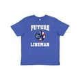 thumbnail image 1 of Inktastic Future Lineman Youth T-Shirt, 1 of 5