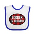 thumbnail image 1 of Inktastic Future Logger in Training Boys Baby Bib, 1 of 4