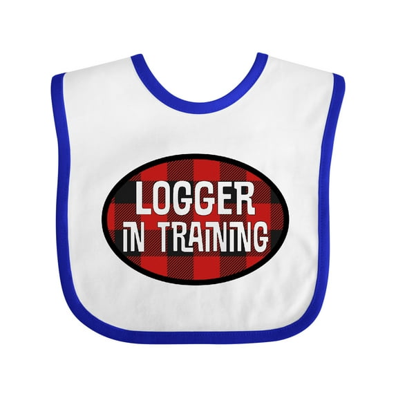 Inktastic Future Logger in Training Boys Baby Bib
