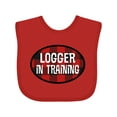 thumbnail image 1 of Inktastic Future Logger in Training Boys Baby Bib, 1 of 4