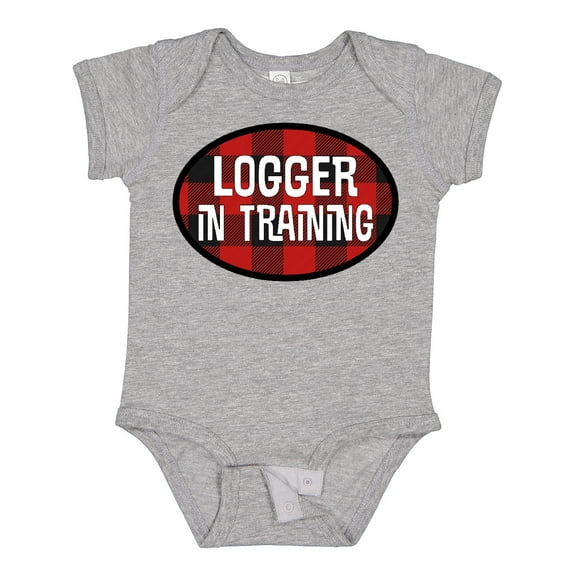 Inktastic Future Logger in Training Boys Baby Bodysuit