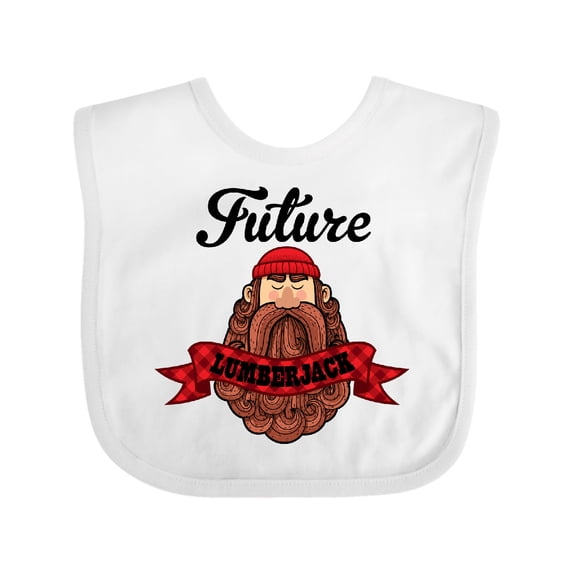 Inktastic Future Lumberjack Boys Baby Bib