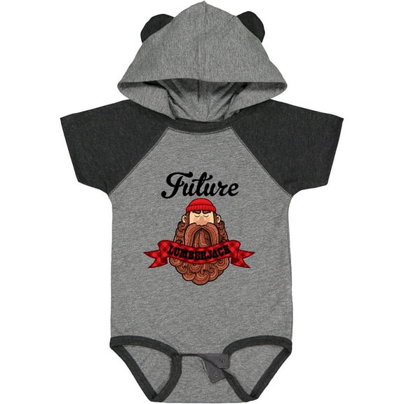 Inktastic Future Lumberjack Boys Baby Bodysuit