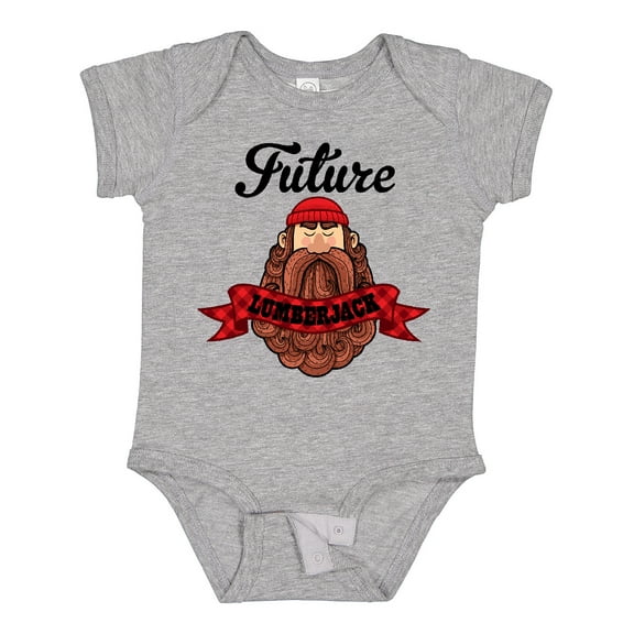 Inktastic Future Lumberjack Boys Baby Bodysuit