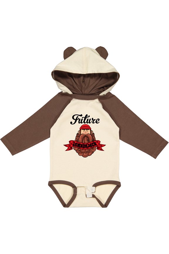 Future Lumberjack Boys Long Sleeve Baby Bodysuit