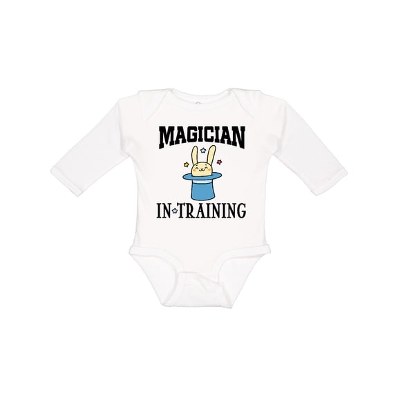 Inktastic Future Magician in Training Boys Long Sleeve Baby Bodysuit
