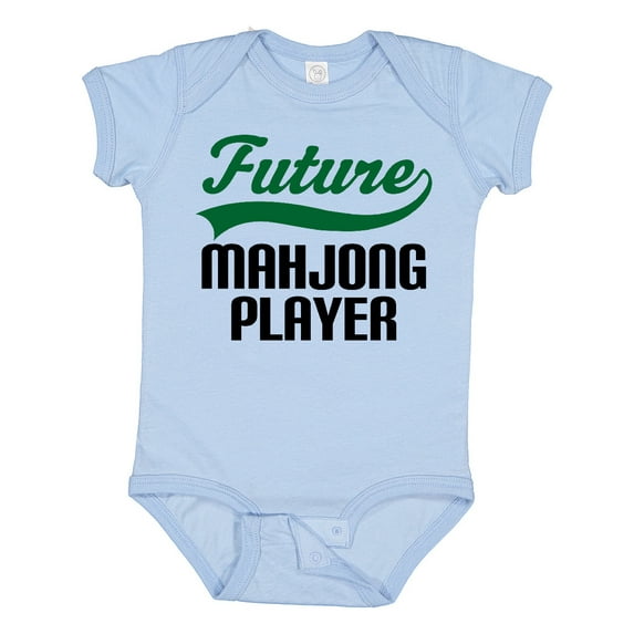 Inktastic Future Mahjong Player Boys Baby Bodysuit