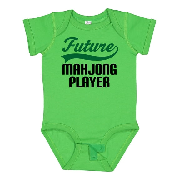 Inktastic Future Mahjong Player Boys Baby Bodysuit