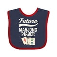 thumbnail image 1 of Inktastic Future Mahjong Player Boys or Girls Baby Bib, 1 of 4