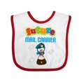 thumbnail image 1 of Inktastic Future Mail Carrier Cute Postal Worker Boys or Girls Baby Bib, 1 of 4