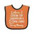 thumbnail image 1 of Inktastic Future Mail Carrier Like Mommy Boys or Girls Baby Bib, 1 of 4
