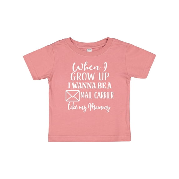 Inktastic Future Mail Carrier Like Mommy Boys or Girls Baby T-Shirt