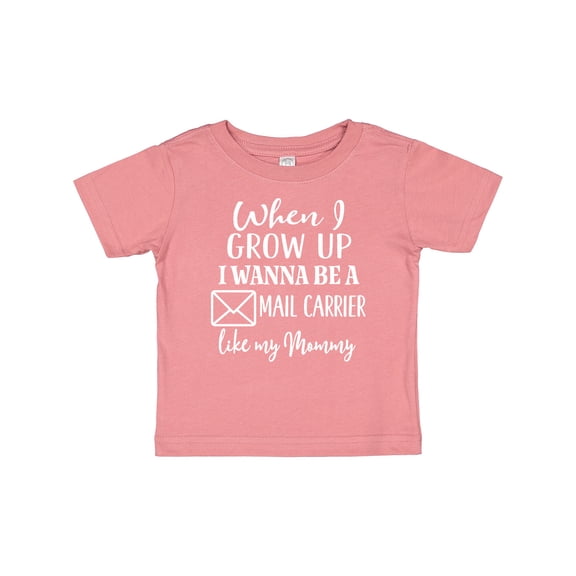 Inktastic Future Mail Carrier Like Mommy Boys or Girls Baby T-Shirt