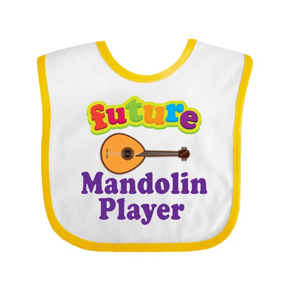 Inktastic Future Mandolin Player Music Boys or Girls Baby Bib