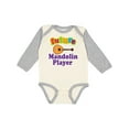 thumbnail image 1 of Inktastic Future Mandolin Player Music Boys or Girls Long Sleeve Baby Bodysuit, 1 of 5