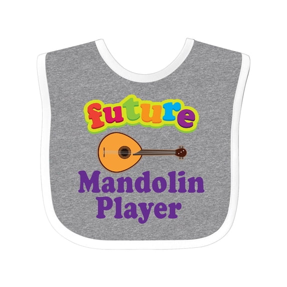 Inktastic Future Mandolin Player Music Boys or Girls Baby Bib