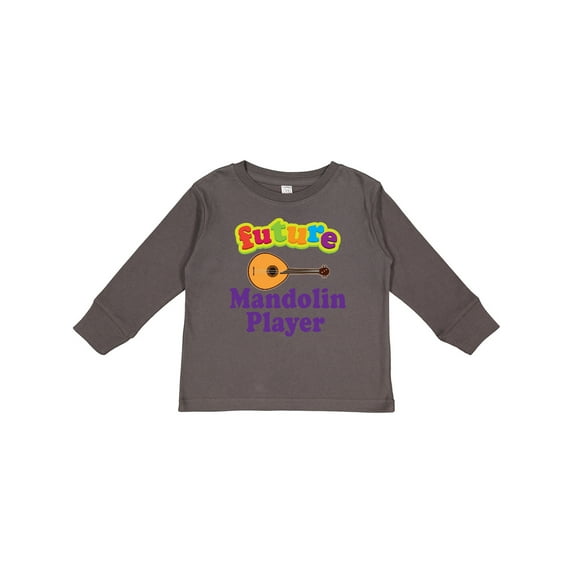 Inktastic Future Mandolin Player Music Gift Boys or Girls Long Sleeve Toddler T-Shirt