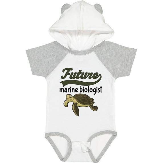 Inktastic Future Marine Biologist Turtle Boys or Girls Baby Bodysuit