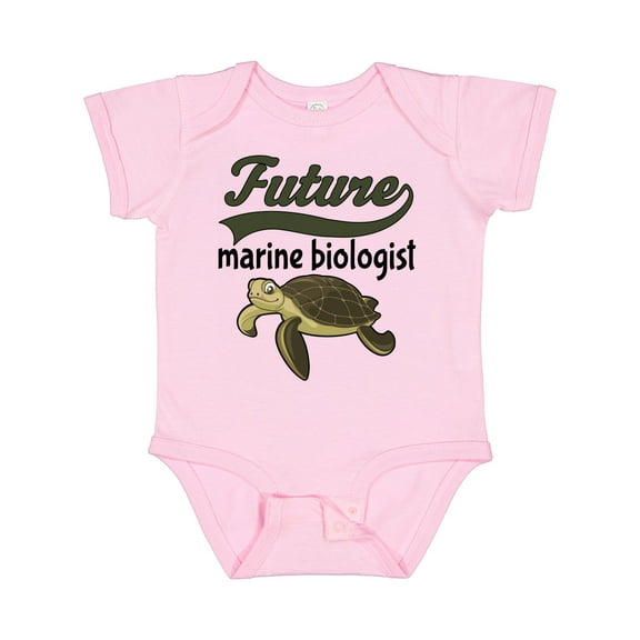 Inktastic Future Marine Biologist Turtle Boys or Girls Baby Bodysuit