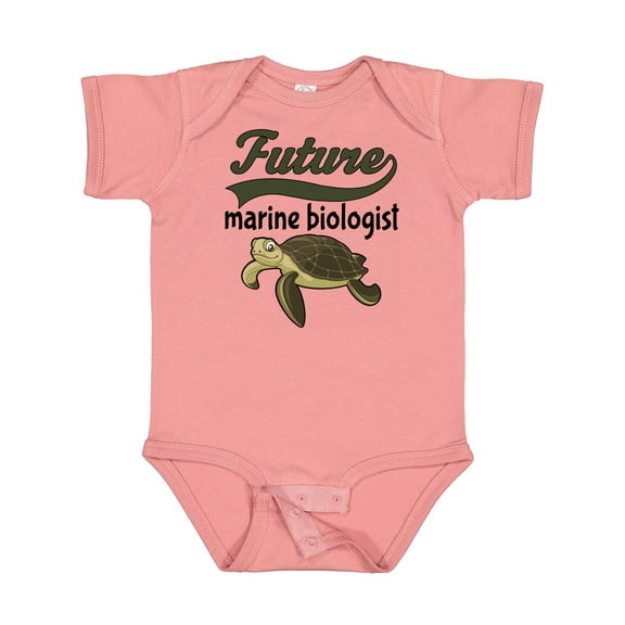 Inktastic Future Marine Biologist Turtle Boys or Girls Baby Bodysuit