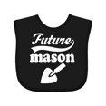 thumbnail image 1 of Inktastic Future Mason Brick Block Occupation Boys or Girls Baby Bib, 1 of 4
