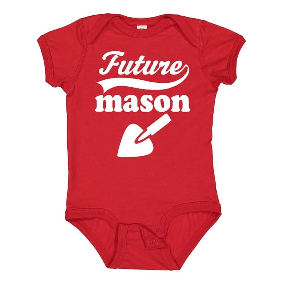 Inktastic Future Mason Brick Block Occupation Boys or Girls Baby Bodysuit