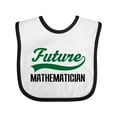 thumbnail image 1 of Inktastic Future Mathematician Boys or Girls Baby Bib, 1 of 4