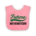 thumbnail image 1 of Inktastic Future Mathematician Boys or Girls Baby Bib, 1 of 4