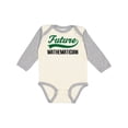 thumbnail image 1 of Inktastic Future Mathematician Boys or Girls Long Sleeve Baby Bodysuit, 1 of 5