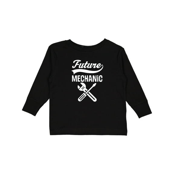 Inktastic Future Mechanic Tools Childs Job Boys Long Sleeve Toddler T-Shirt