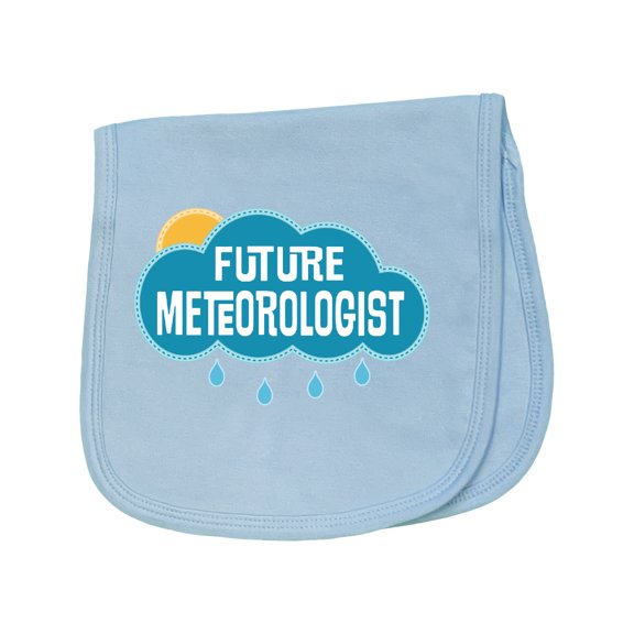 Inktastic Future Meteorologist Baby Burp Cloth