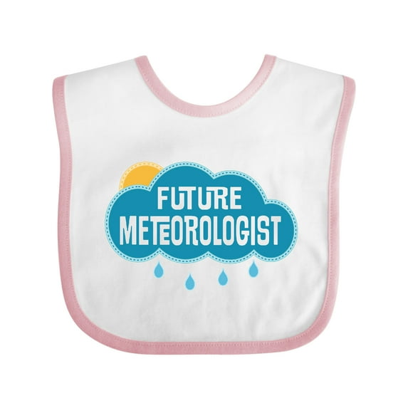 Inktastic Future Meteorologist Boys or Girls Baby Bib