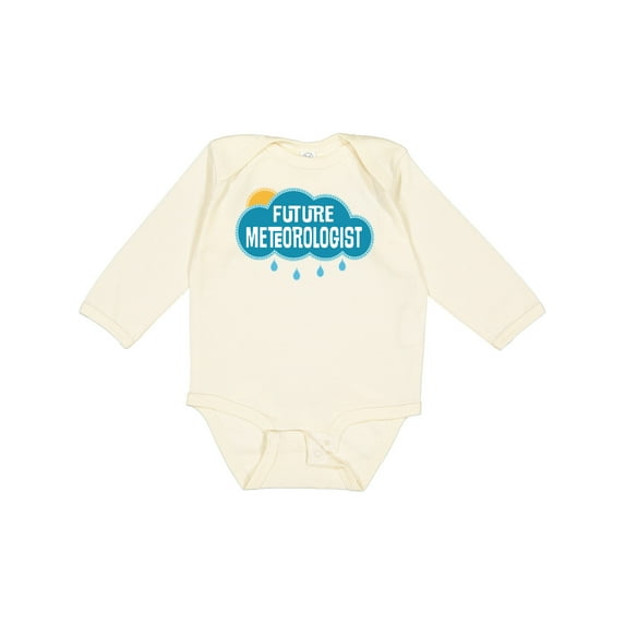 Inktastic Future Meteorologist Boys or Girls Long Sleeve Baby Bodysuit