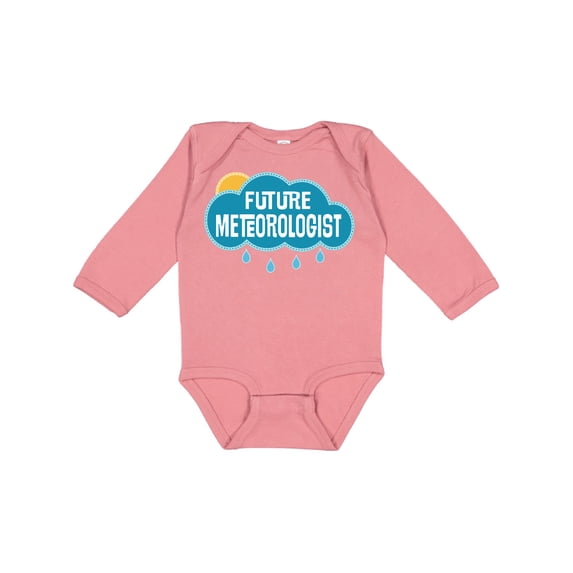 Inktastic Future Meteorologist Boys or Girls Long Sleeve Baby Bodysuit