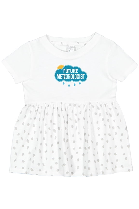Future Meteorologist Girls Baby Dress