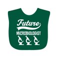 thumbnail image 1 of Inktastic Future Microbiologist Researcher Boys or Girls Baby Bib, 1 of 4